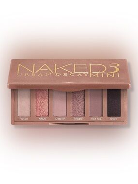 NIB Urban Decay Cosmetics Naked3 Mini Soft Pink Eyeshadow Palette